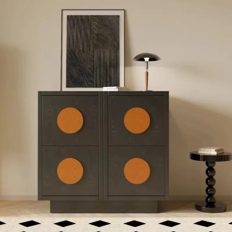 

Black Fashion Living Room Cabinets Organizer Display Wooden Storage Entrance Cabinet Stand Closet Szafki Do Salonu Furniture