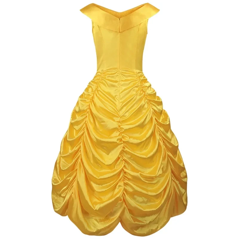 

ABC123Halloween cos yellow dress cosplay performance costume women's clothing5,j'8.k/4\