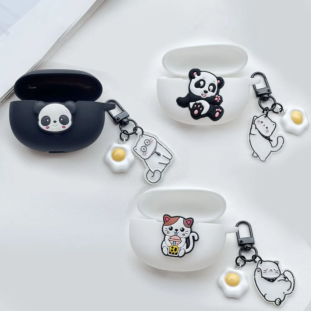 Funda de silicona para Baseus Bowie E3 E8 / M2 M2S Pro / W04 2023 /Storm 3/Encok W11 con llavero