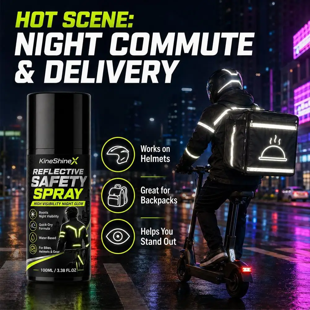 야간 반사 안전 스프레이 고가시성 코팅 페인트 - 자전 - Running Visibility Gear 리뷰 및 가격