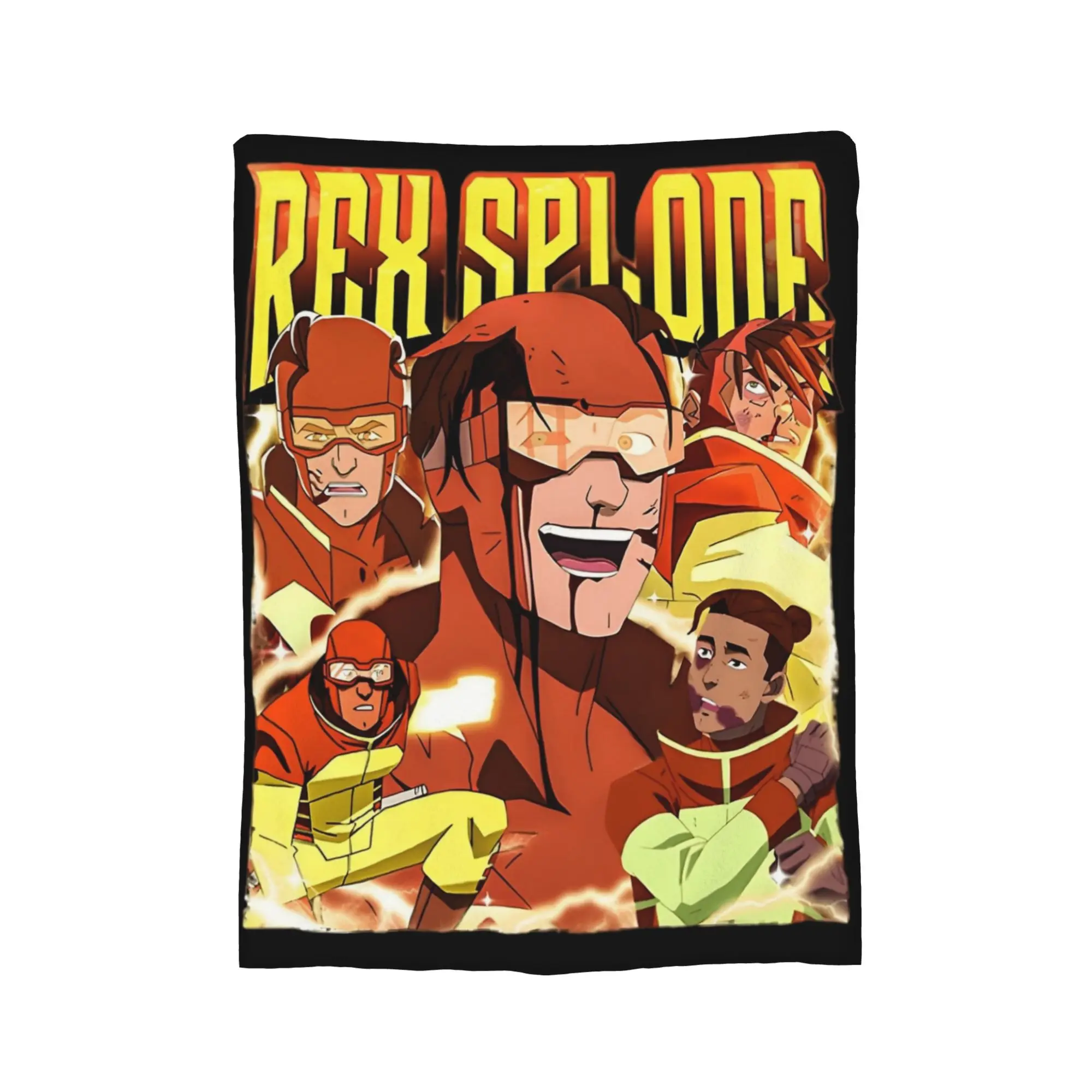Invincibles Rex Splode Blankets Fleece All Season   Multifunction Ultra-Soft Throw Blanket for Bed Office Bedspreads