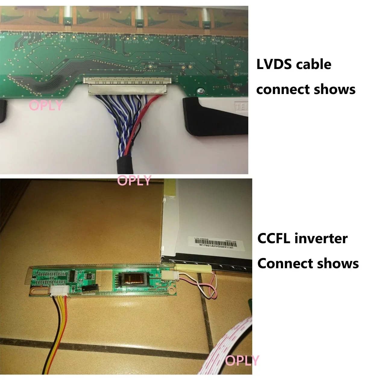 Controller board HDMI-compatible AV VGA Kit DIY for LP141WX3-TLB1 LP141WX3-TLN1 LP141WX3 1280×800 14.1"  30pin 1 CCFL LCD panel view 4
