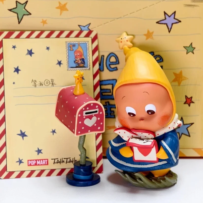 POP MART We Are Twinkle Twinkle Series Blind Box Pvc/Abs Anime Figure Cute Desktop Trendy toy Ornament Collection Festival Gifts