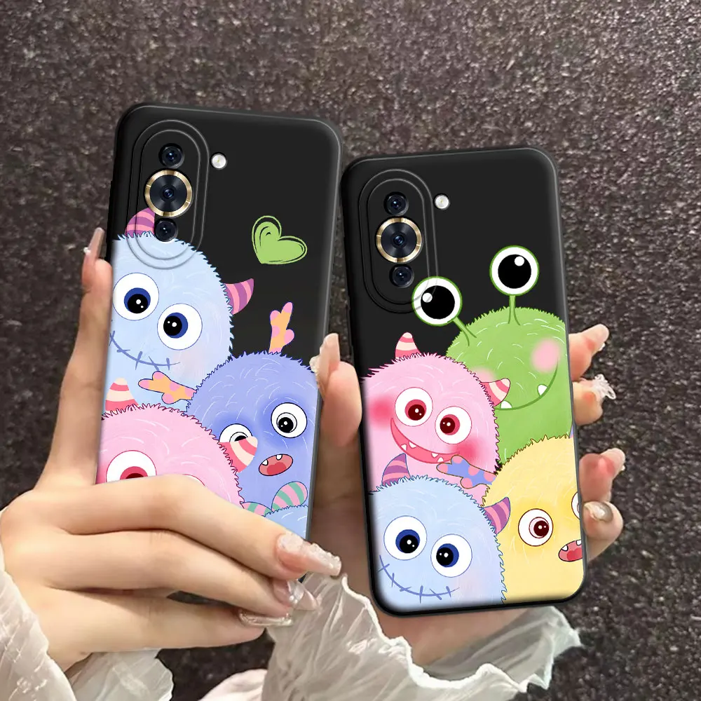 For Huawei Nova 10 / 10SE / 10 Pro Case Cartoon Soft Silicone TPU Ice Cream Phone Case For Huawei Nova 10Pro Back Cover Matte