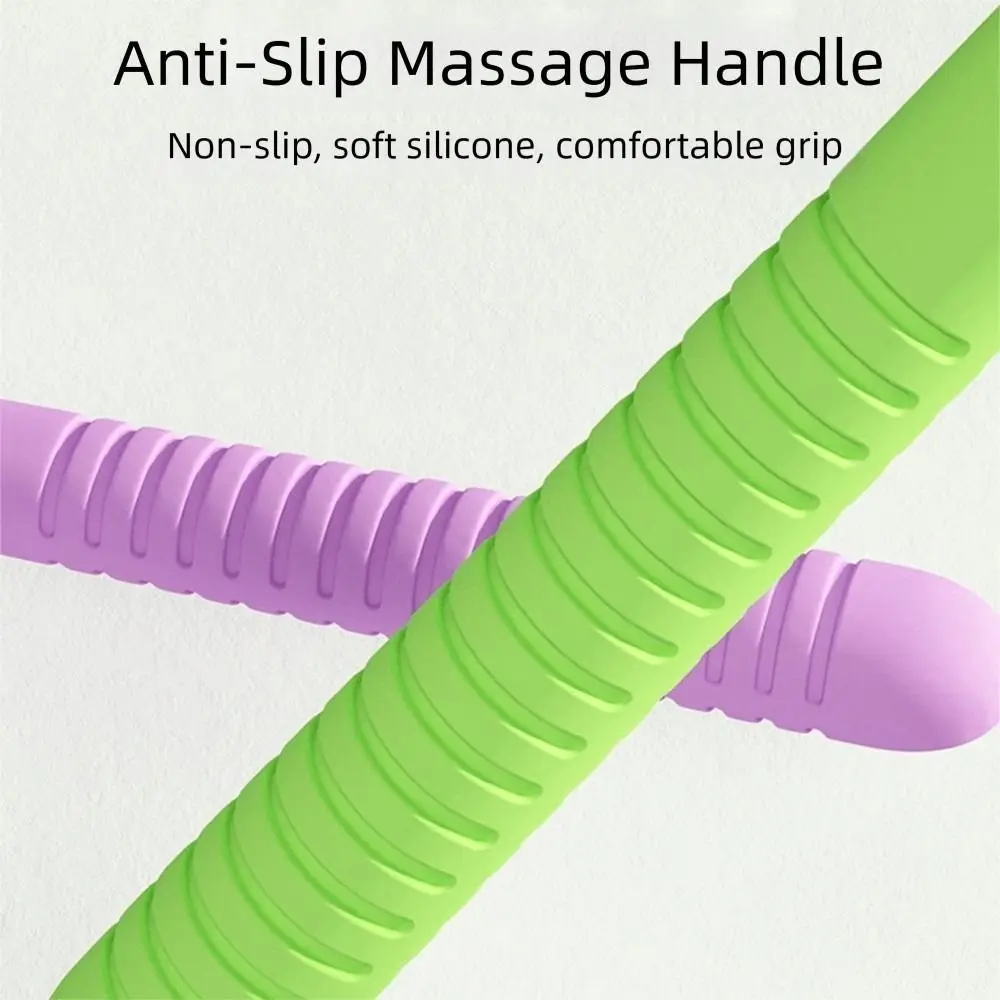 Silicone Meridian Tapping Board Multi Hole Design Elastic Flexible Body Patting Tool Breathable Ergonomic Handle