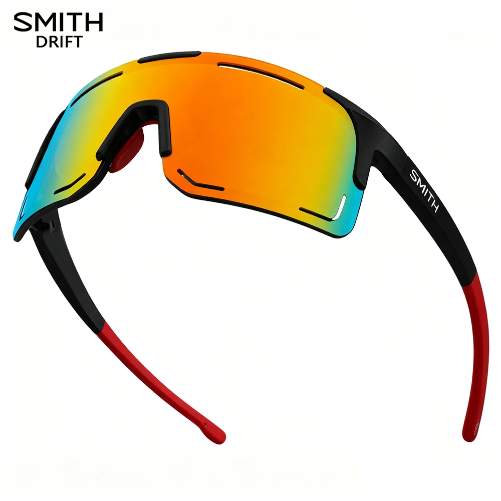 SMITHDRIFT Sport-Sonnenbrille, verspiegelte Fahrradbrille, UV400, Baseball, Laufen, Fahren, Mountainbike, Fahrradausrüstung, Brille 2025