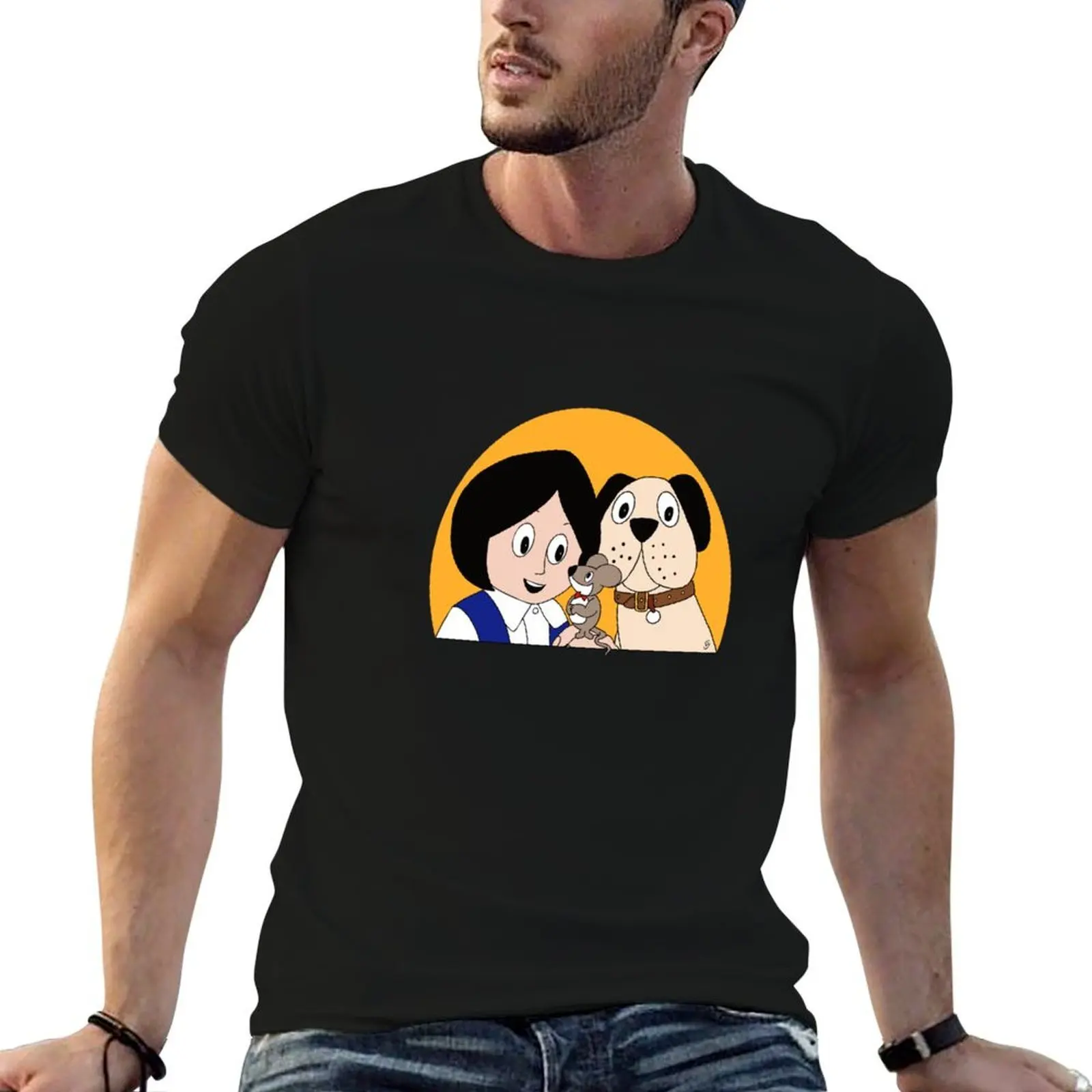 

Mary, Mungo and Midge (fan art) T-Shirt cotton t shirt pack t shirts for man graphic funny T-Shirt
