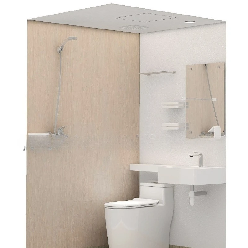 Integral bathroom, integrated bathroom, integrated