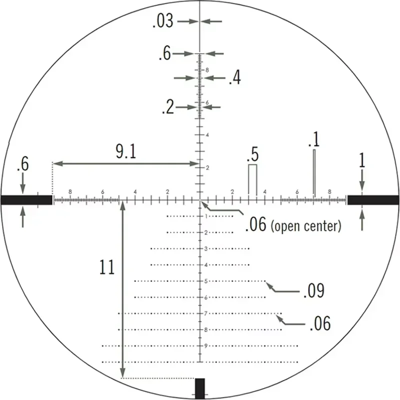 الأصلي V * RT * X البصريات D ** M * NDB * CK التكتيكية 6-24X50 الطائرة البؤرية الأولى (FFP) Riflescopes EBR-2C(MRAD) شبكاني 30 مللي متر نطاق الأنبوب