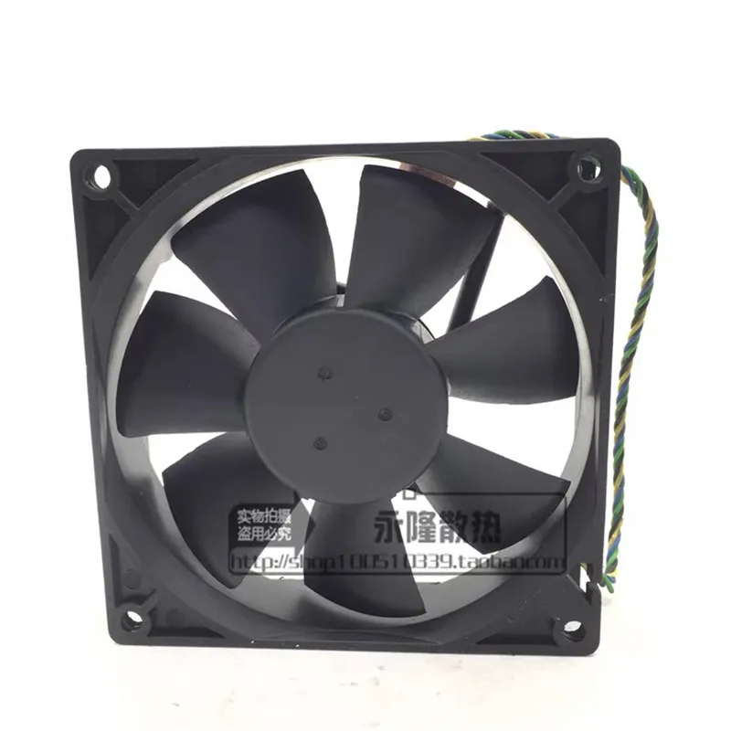 Original AUB0912VH 90 * 90 * 25MM 9CM 12V 0.60A 4-wire PWM temperature control high air volume CPU/chassis cooling fan