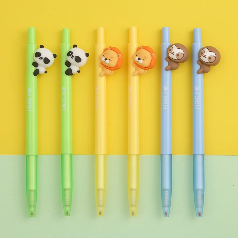 36pcs-lot-kawaii-panda-sloth-lion-mechanical-pencil-cute-05mm-drawing-writing-automatic-pen-school-office-supplies