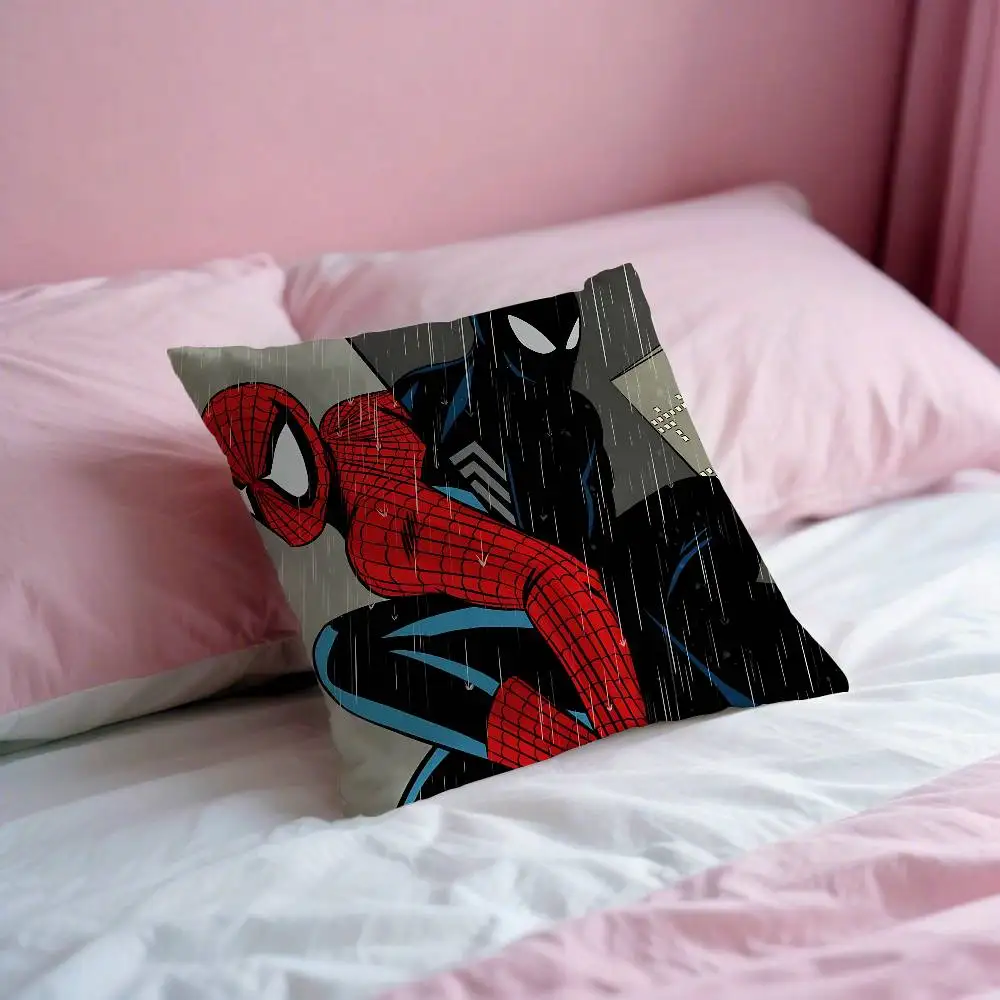 Fashion S-spider Man-S Throw Pillow Covers Pattern Cushion Cover Suitable For Sofa Bedroom Car Pillow Cover