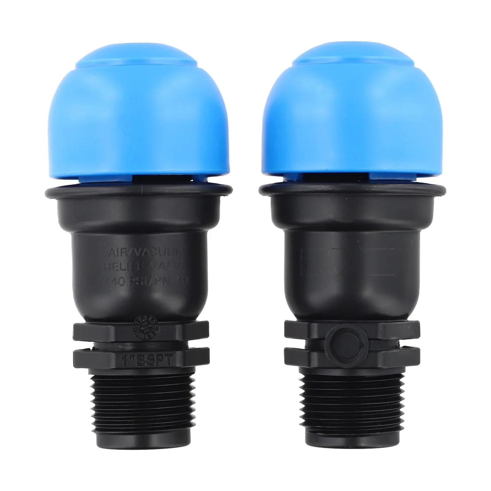 2-Pack Air Release Valve 3/4 for Water Management in Gardens and Farms with PP Construction for Long Term Use in Systems