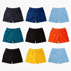 Summer Mesh New Muscle Fitness Quick Drying Breathable Shorts Casual Sports Solid Color No Logo Basketball Shorts