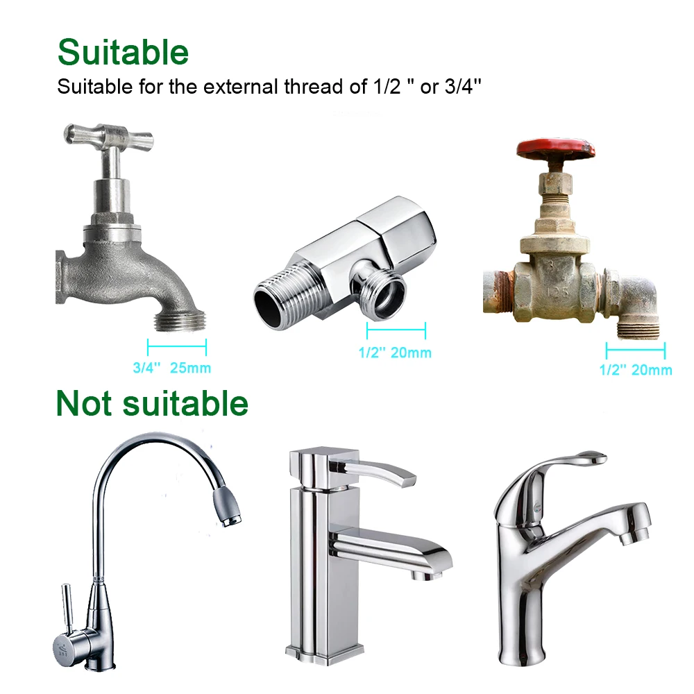 Automatic Garden Water Timers Programmable with 2 Outlet Digital Hose ​Faucet Timer Battery Operated Irrigation Controller