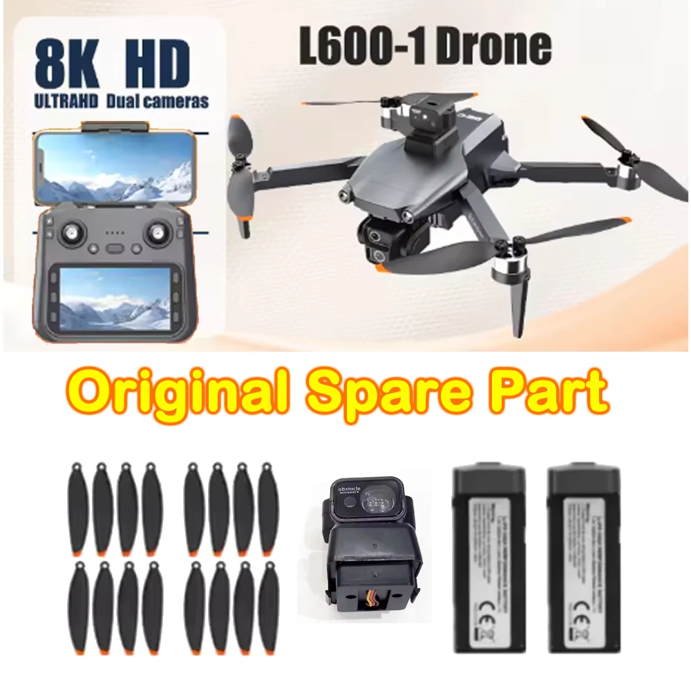L600-1 PRO MAX Drone Original Spare Part L600-1 Propeller Blade / 7.4V 4500mAh Battery / Obstacle Avoidance / Controller Part