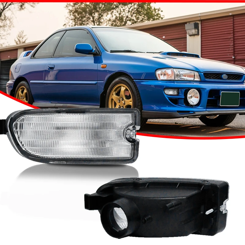 Gtinthebox Auto-Frontecke, Standlicht, Seitenmarkierungs-Signalleuchte, Abdeckung, Gehäuse für Subaru Impreza 1999–2001, keine Glühbirne/Buchse – Detail 3
