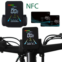 F3【UART2】Turn On The NFC Mountain Electric Bike Digital LCD Display Electric Scooter Speedometer Cycling Accessories Bicycle