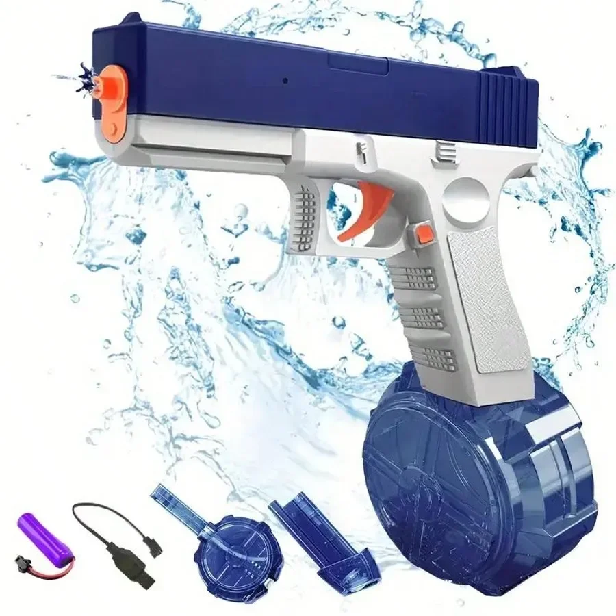 

Electric Water Gun, Automatic Squirt Guns Water Pistol For Kids Ages 6-12 With Large Capacity, Water Blasters For Kids Boys Adults Outdoor Toys,Gun,Water Gun,Guns