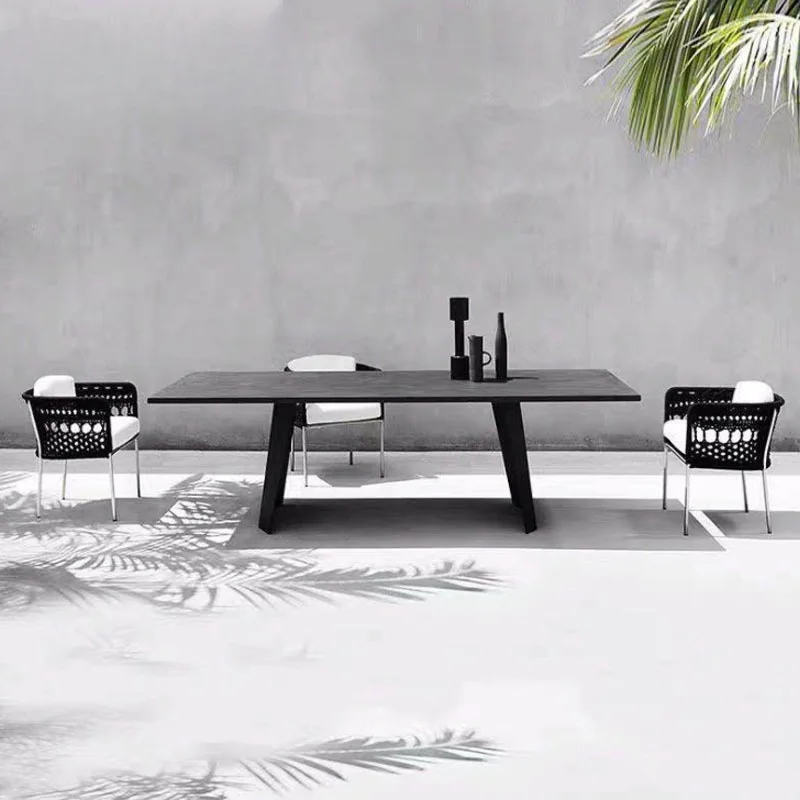 فناء حديقة ذات المناظر الطبيعية الخلابة B & B الترفيه حبل النسيج أريكة في الهواء الطلق شرفة على السطح كرسي واحد طاولة القهوة