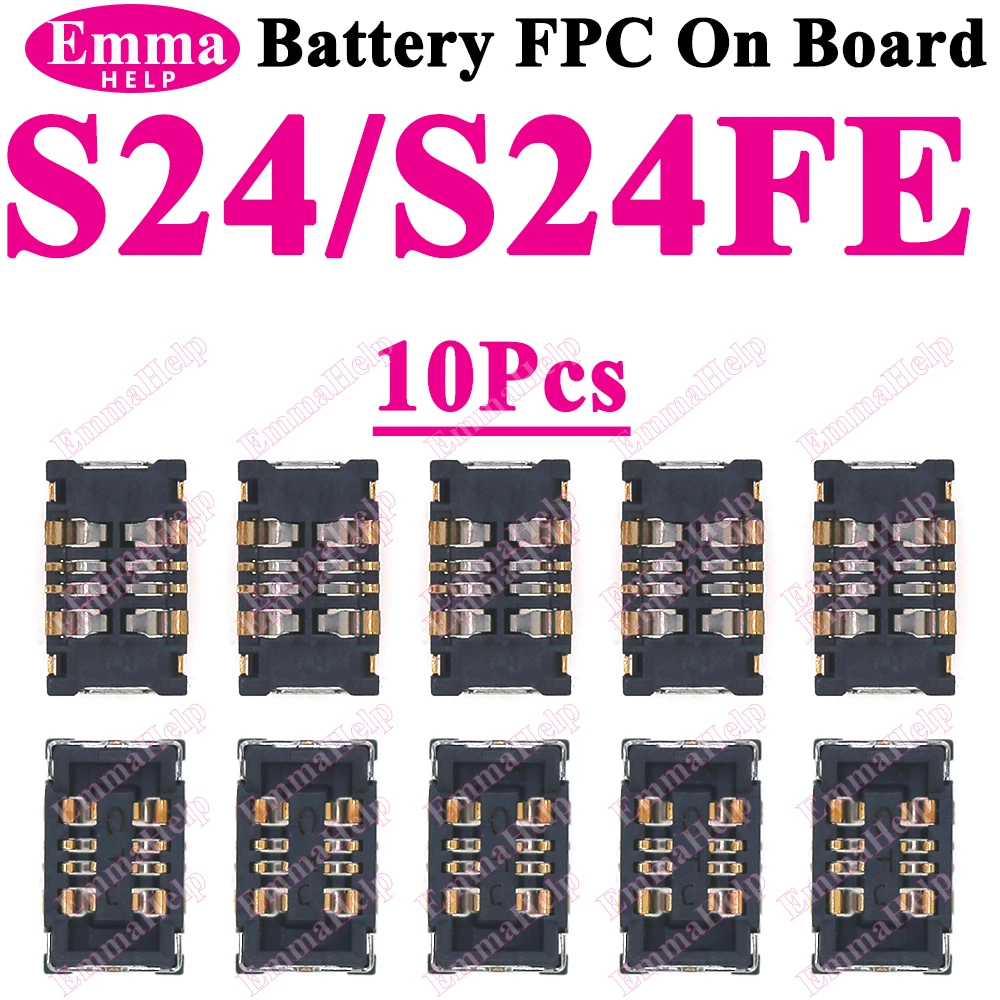 10Pcs Battery FPC Connector FPC for Samsung S24 S23 S22 S21 S20 S10 S10E Note 20 10 Plus S10 Lite On-Board Contactor Clip Plug image 5