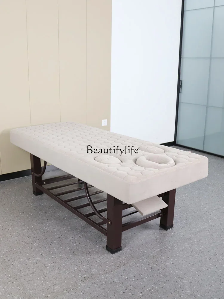 Massage Couch Traditional Chinese Medicine Tuina Therapy Physiotherapy Bed Multifunctional Facial Bed Thai Bed with Hole