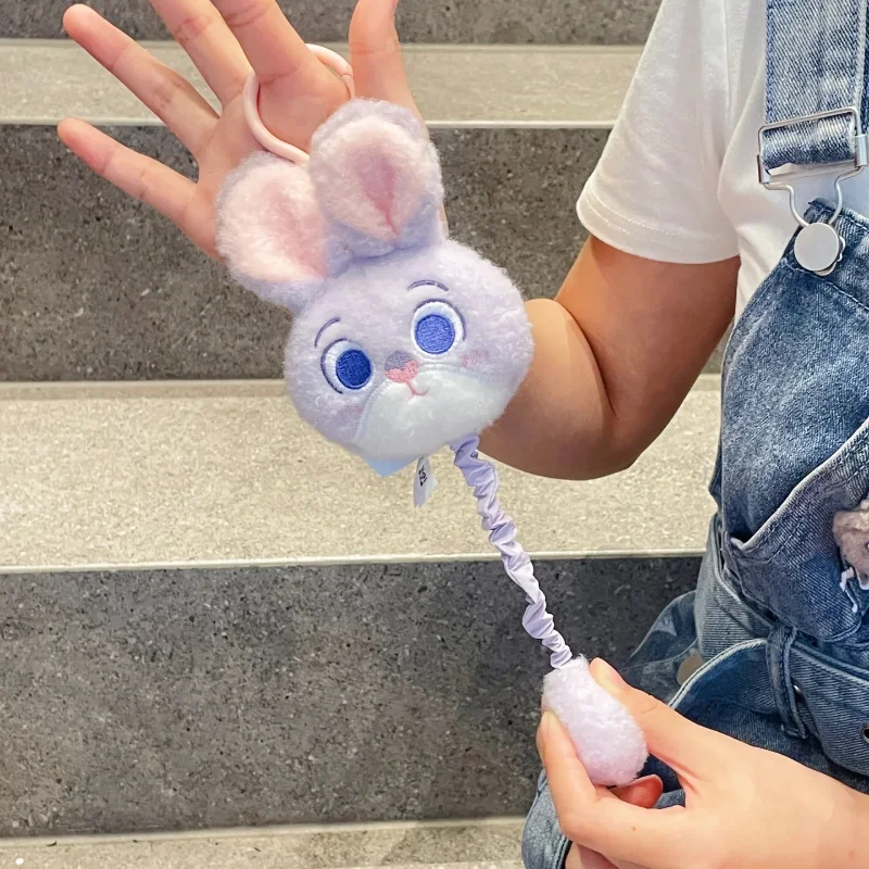 Echte Disney Zootopia Judy Nick pluche sleutelhanger authentieke rugzak hanger cadeau voor meisjes knuffeldier speelgoed knijpen decomprimeren