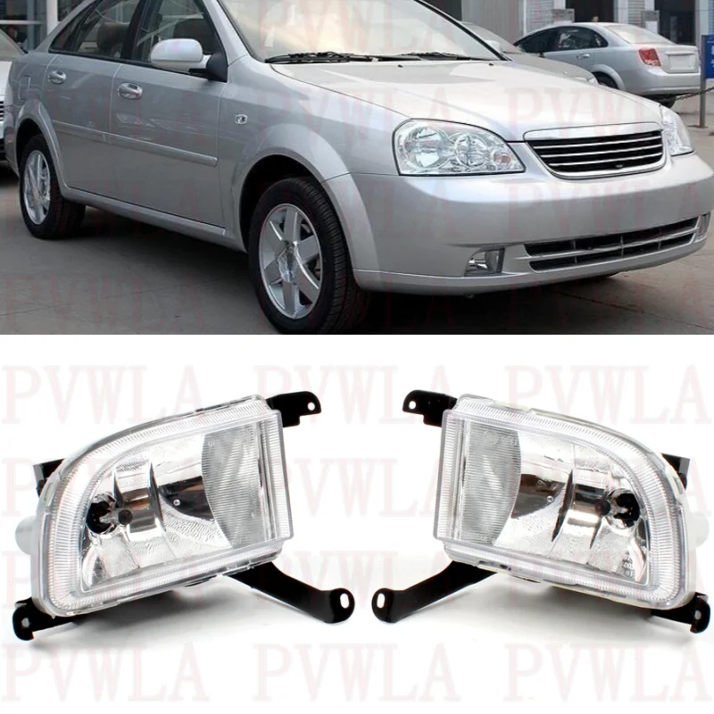 Front Bumper Fog Lamp Lights With Bulbs 9655-1091 9655-1092 For Buick Excelle HRV 2003 2004 2005 2006 2007