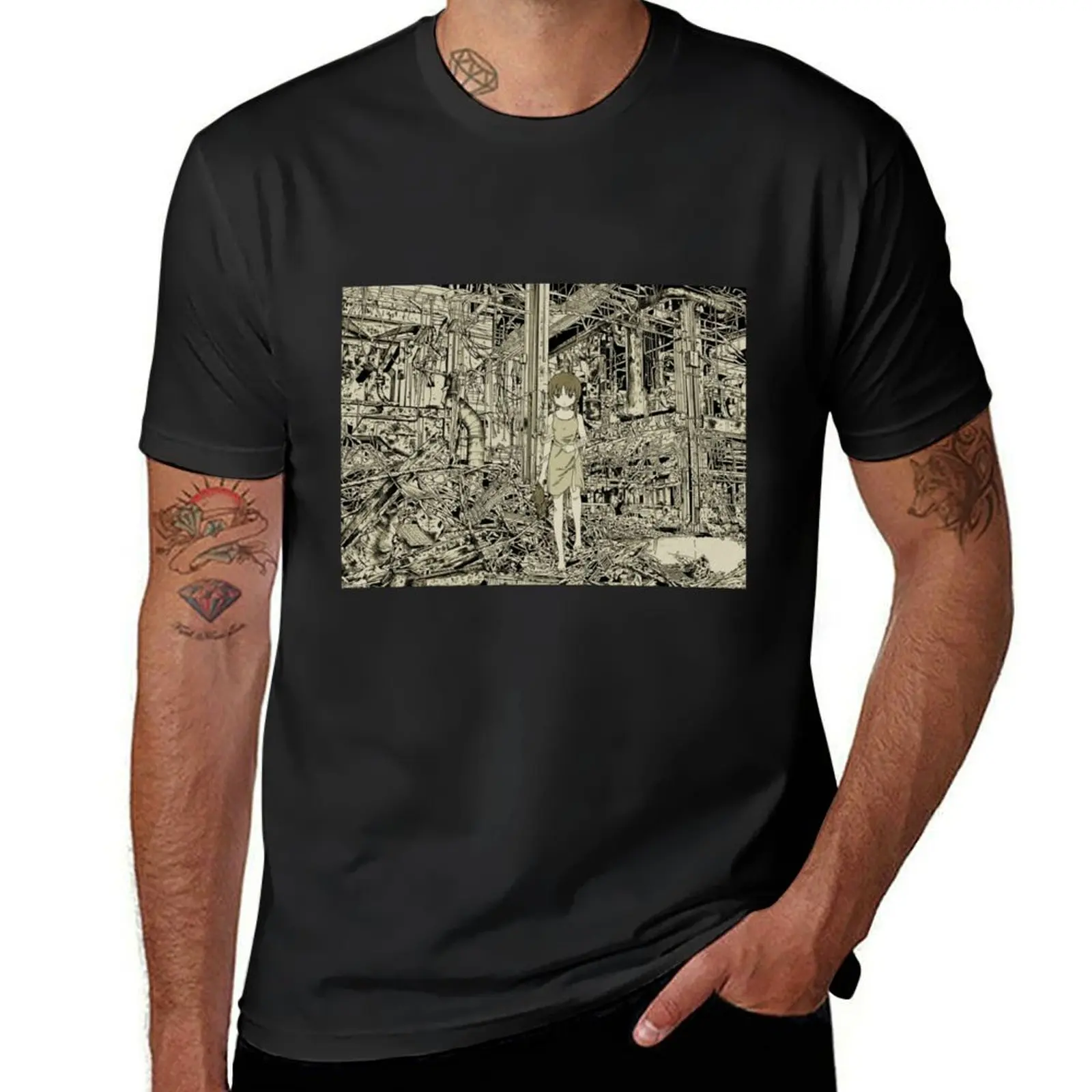 

Lain #1 T-Shirt Blouse customizeds vintage mens cotton t shirts