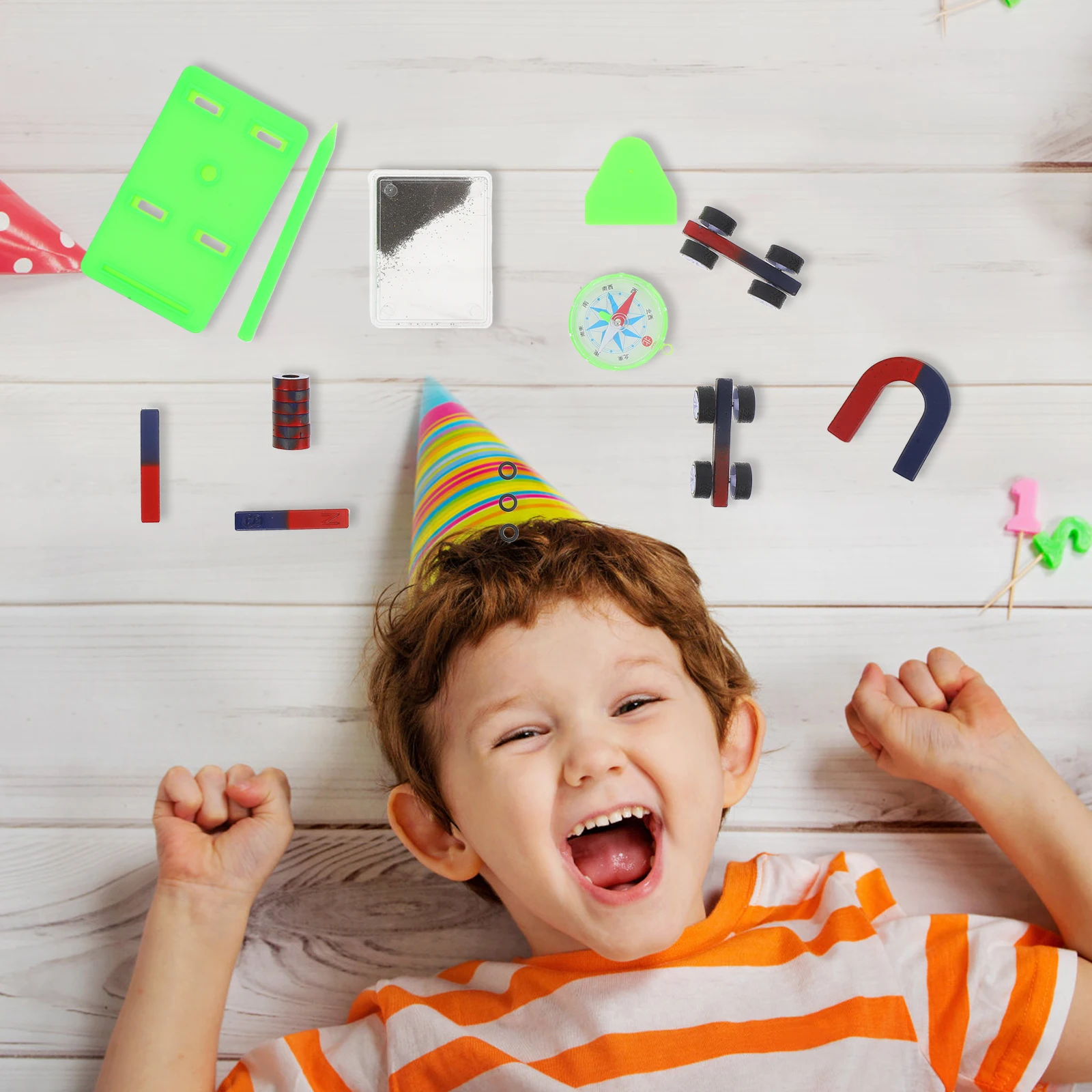 マグネット教育キット子供用科学実験セット教室楽しい学習ツール学生パーティー記念品磁性材料