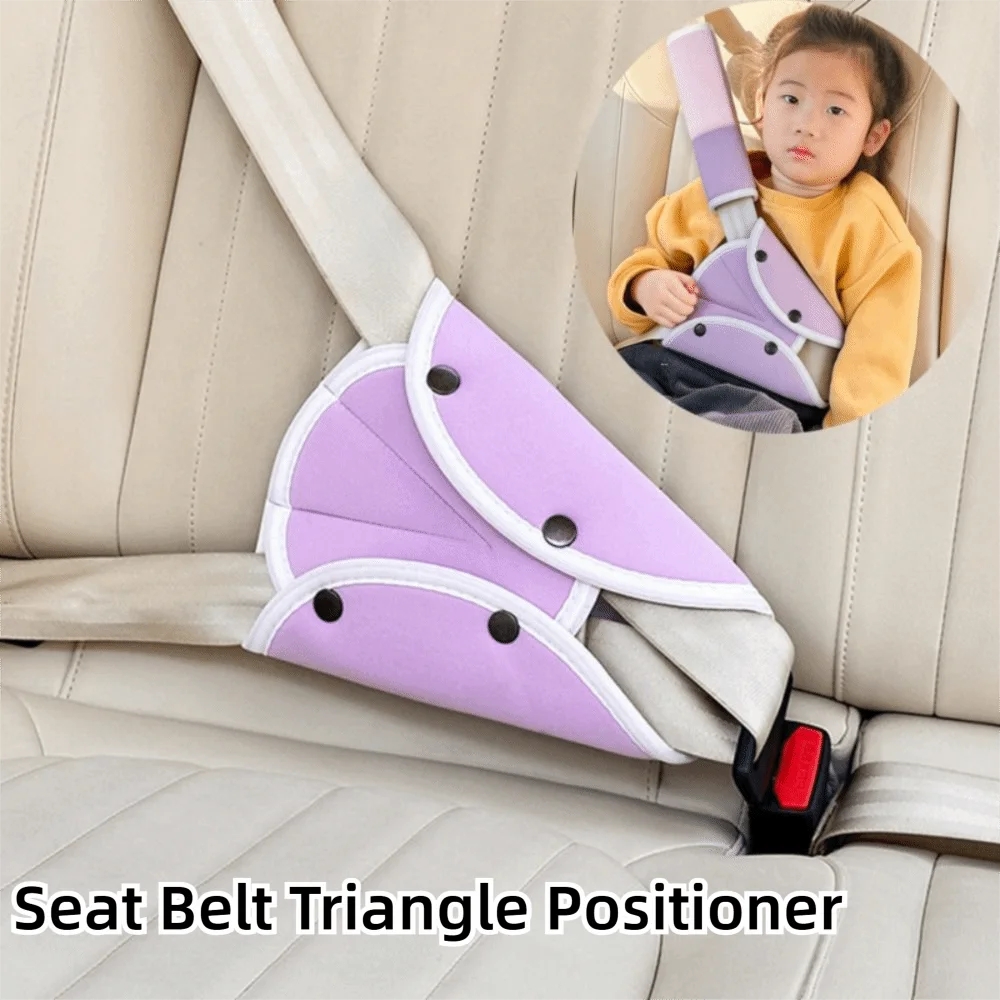 Adjustable Seat Belt Adjuster Anti-Pinch Anti-Strangle Car Seat Belt Cover Easy Installation Comfortable
