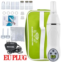 Enchufe europeo, Dermoabrasión de diamante para espinillas, exfoliación de acné, eliminación de poros para el cuidado de la piel Facial, máquina de belleza, equipo de belleza facial al vacío