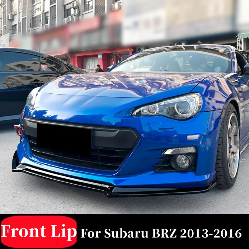

For Subaru BRZ 2013-2016 3pcs/Set Car Front Bumper Splitter Lip BodyKit Protector Guard Exterior Tuning Accessories