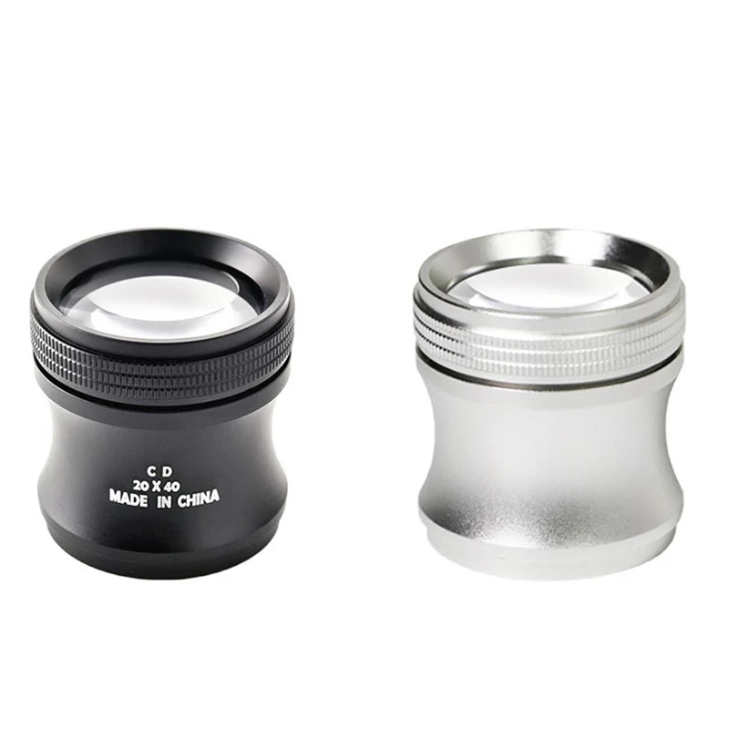 Pocket Size 20X Jewelry Magnifying Glasses Lupe Portable Monocle Magnifier for Coin Stamps Loupe Jewelry Identification