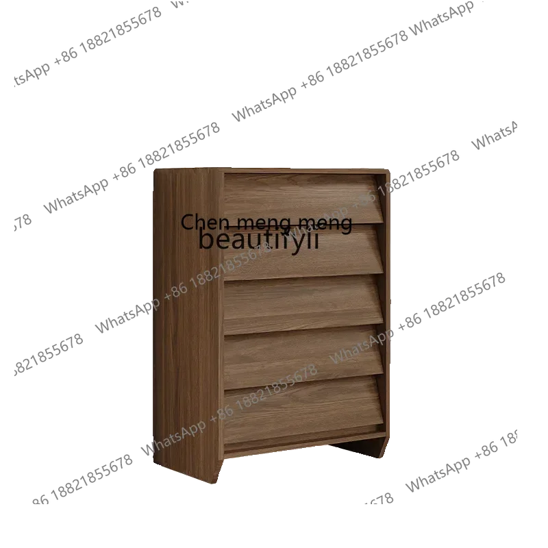 Solid wood locker, living room entry against the wall bucket cabinet, entrance cabinet, simple storage locker