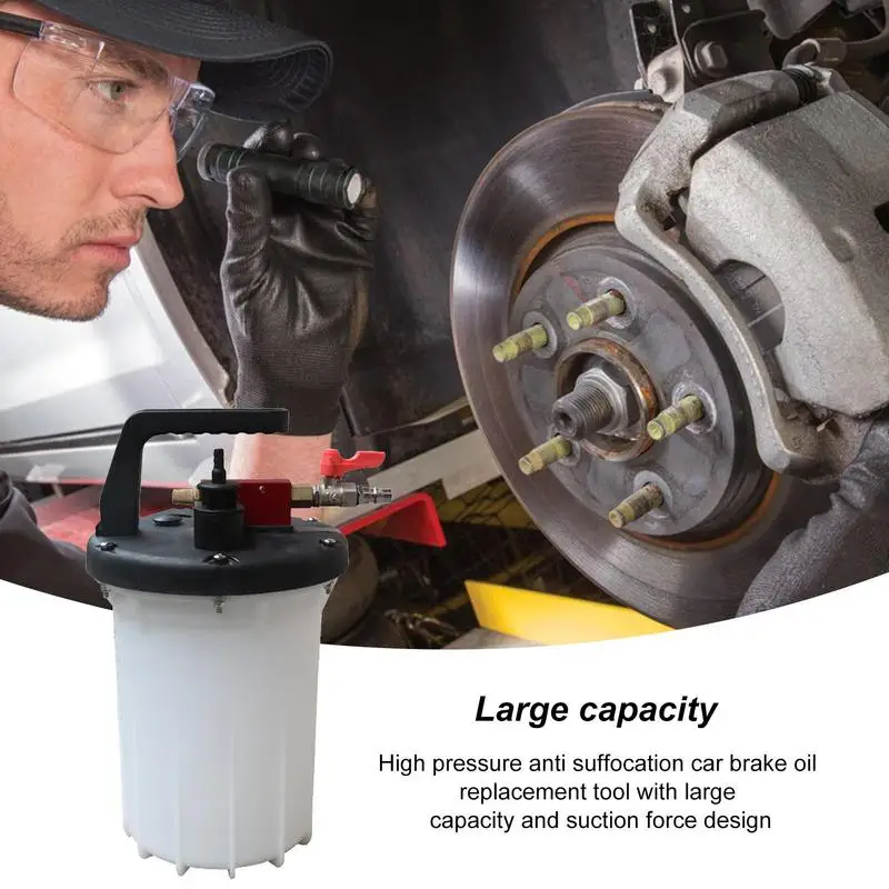 นิวเมติก BRAKE FLUID EXTRACTOR คลัทช์เบรคของเหลว Drained Bleeder เครื่องมือคู่มือรถเกียร์น้ํามันหม้อสําหรับรถยนต์