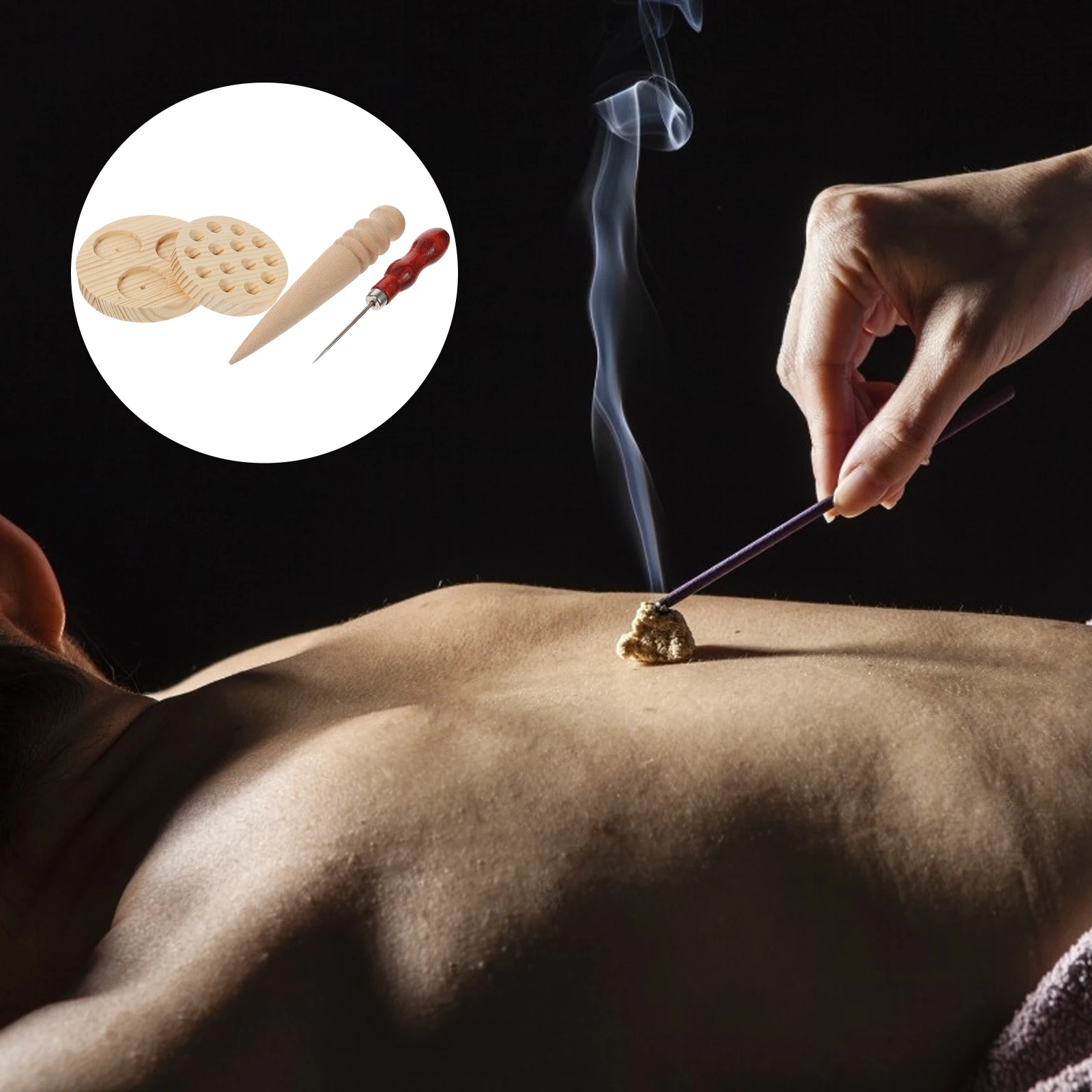 

Moxa Cone Mold DIY Maker Smooth Multi size Porous Moxibustion Supplies Wormwood Rod Stick Household Health Care