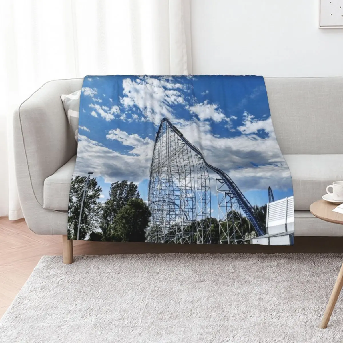 Millennium Force Throw Blanket Luxury Brand Picnic Soft Plaid Hair Tourist Bed covers Blankets