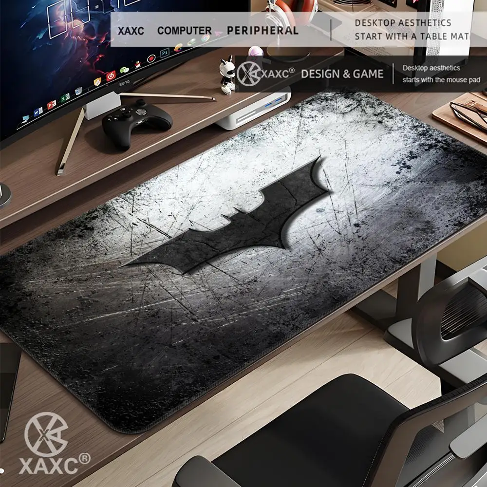 

The B-BatmanS Logo Mouse Pad Non-slip Rubber Computer Mat Gamer Balance Decoracion Deskmat Laptop Office Large XAXC