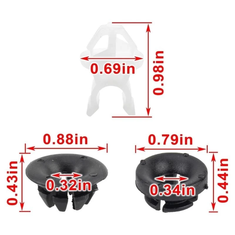 غطاء محرك السيارة الدعائم قضيب كليب محرك بونيه دعم حامل الرف DIYer ودية 3 قطع سهلة التركيب لسلامة الصيانة #5