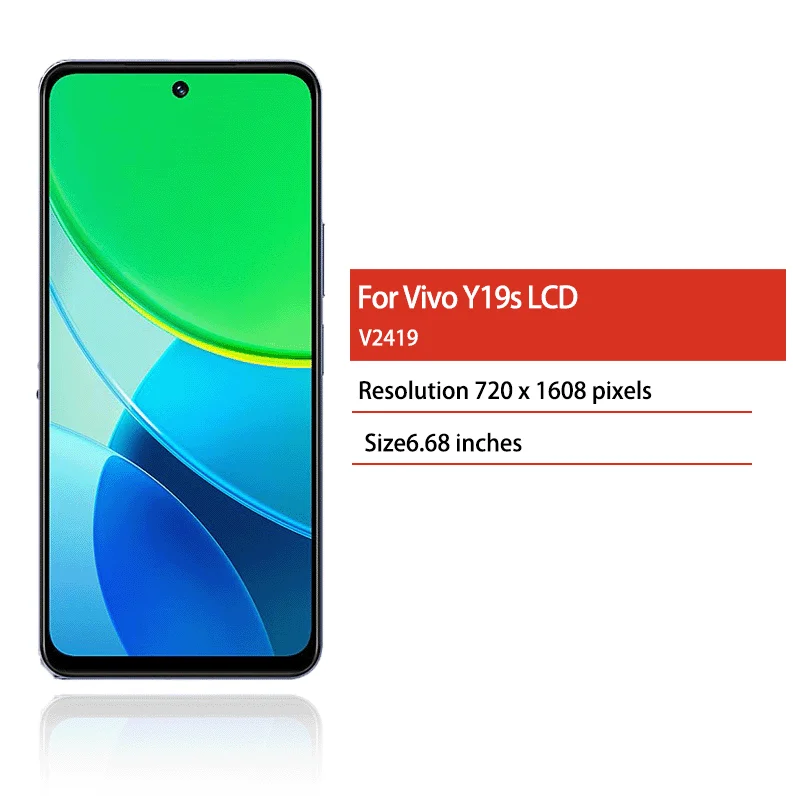6.68“”AAA+ For Vivo Y19S LCD Display Screen Touch Panel Digitizer For Vivo 19s V2419 Display Replacement Repair Parts