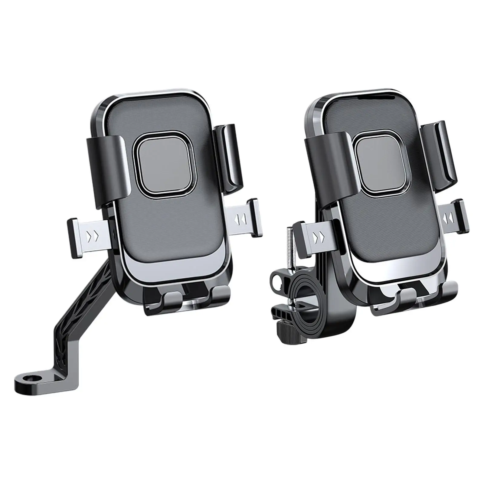 Generic Motorcycle Phone Mount 360 Rotatable Navigation Bracket Scooter Phone Clip for Bicycle Riding Motorbike Scooter Cycling image 2