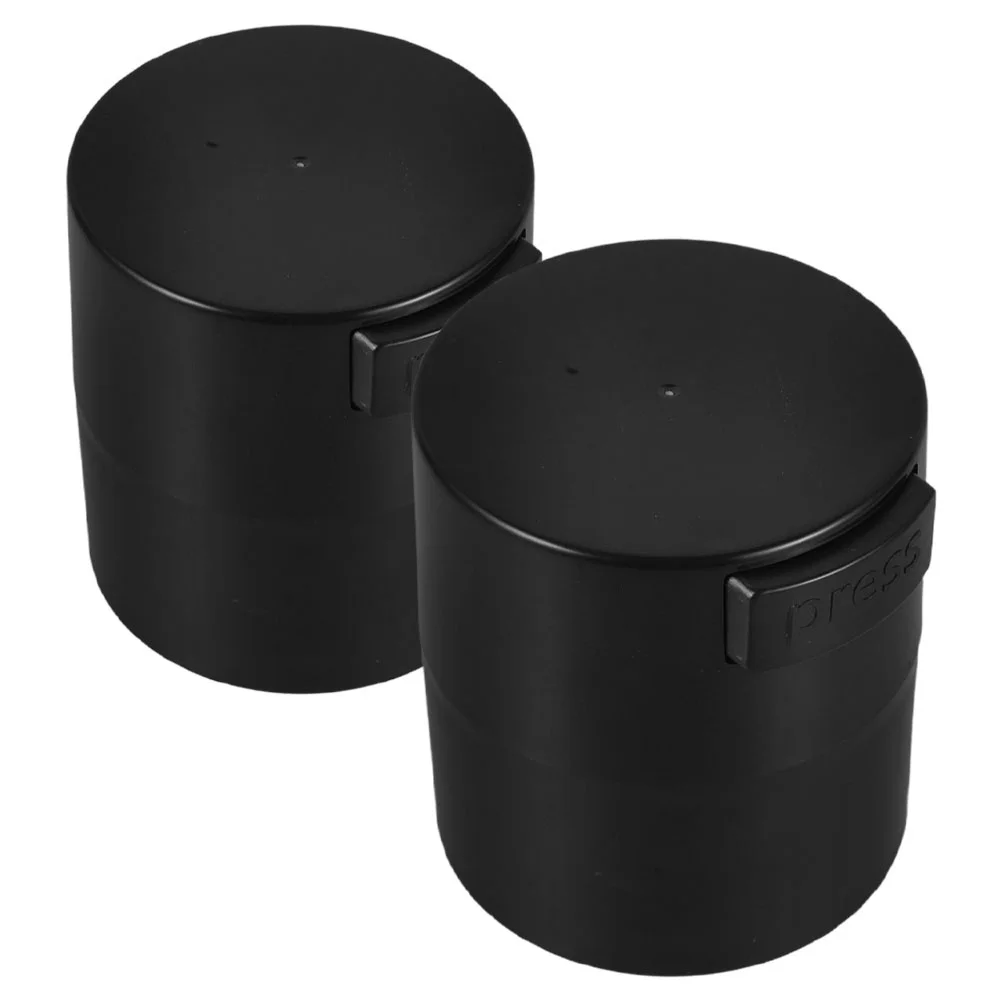 

2 Pcs Glue Eyelash Storage Case Extension Sealing Jar Adhesive Container Airtight Containers Curler Refills Holder Pads