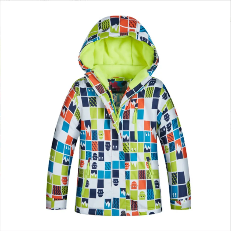 -30 Degrees Winter Snowboarding Ski Jackets Boy Girl Kids Skiing Clothes Outdoor Camping Hiking Waterproof Windproof Snow Coats