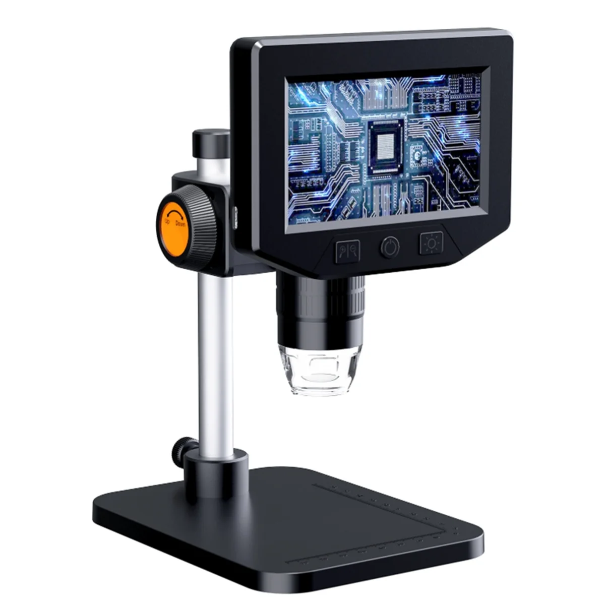 2025+ 4.3 Inch LCD Digital Microscope 1080P 50-1000x Coin Microscopio Zoom Stereo Camera for Electronics Repair PCB