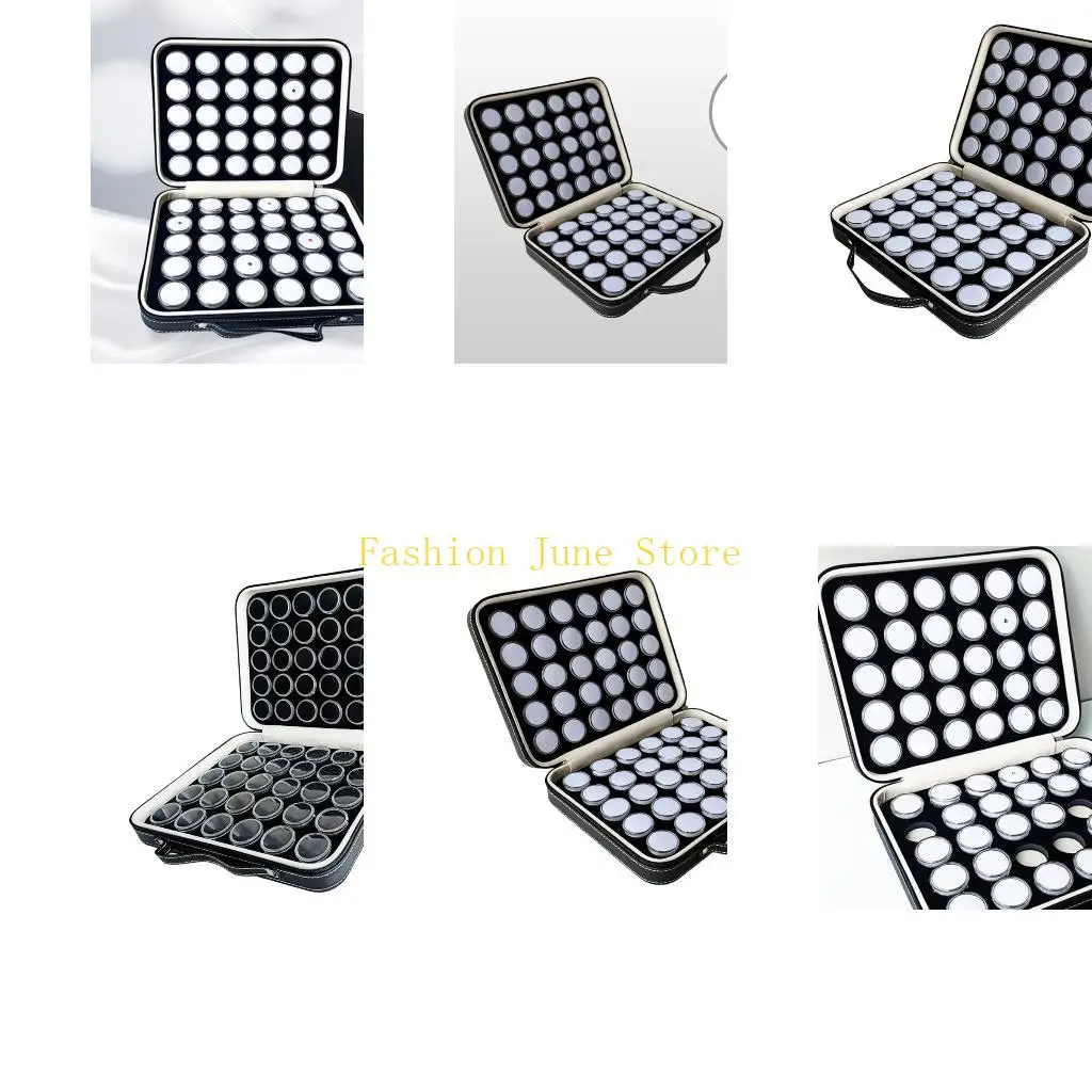 

N5KA Multifuntional Leather Crystal Display Box with Handle Suitable for Professional