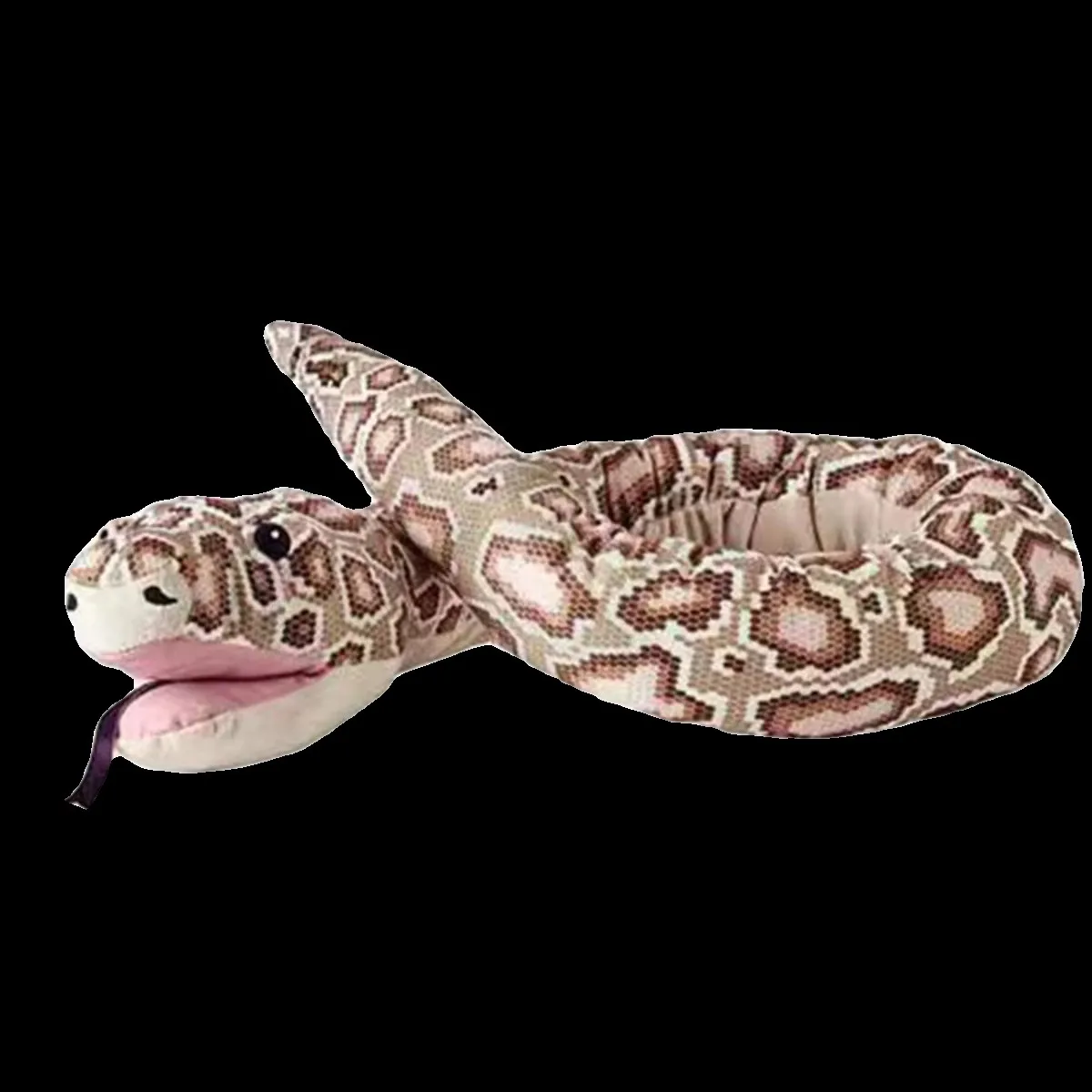 1.6M Glove Snake Plush Doll Imitating Burmese Python Design Soft Toy for Sleeping on Bed as a Pillow Ideal Gift for Children