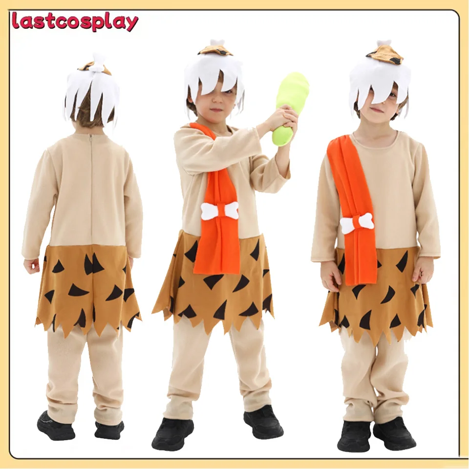 

Детский костюм дикого косплея, детский костюм для мальчиков и девочек, сценическое представление, маскировка, топ, брюки, шляпа, наряды, карнавальный костюм на Хэллоуин