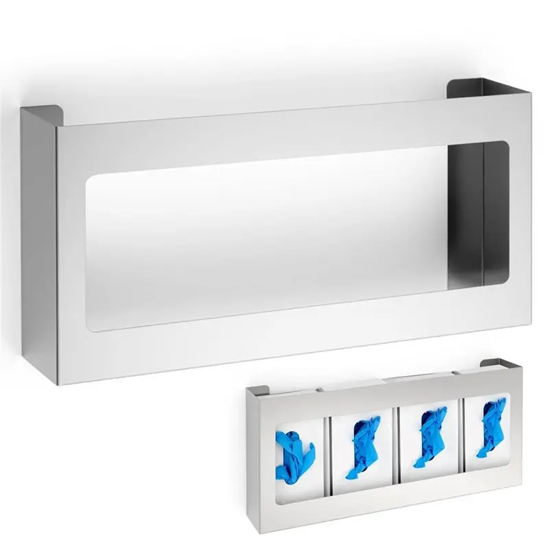 

Glove Holder Wall Mounted Glove Dispenser Glove Box Holder 10"H X 21"W X 3 3/4"D Dispenser Organizer