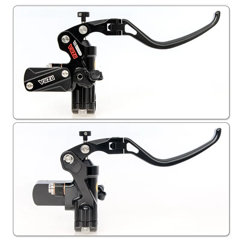 Universal cnc rsc push direto dobrável ajustável sensação linear 22mm guiador cilindro mestre do freio da motocicleta alavanca de embreagem do freio